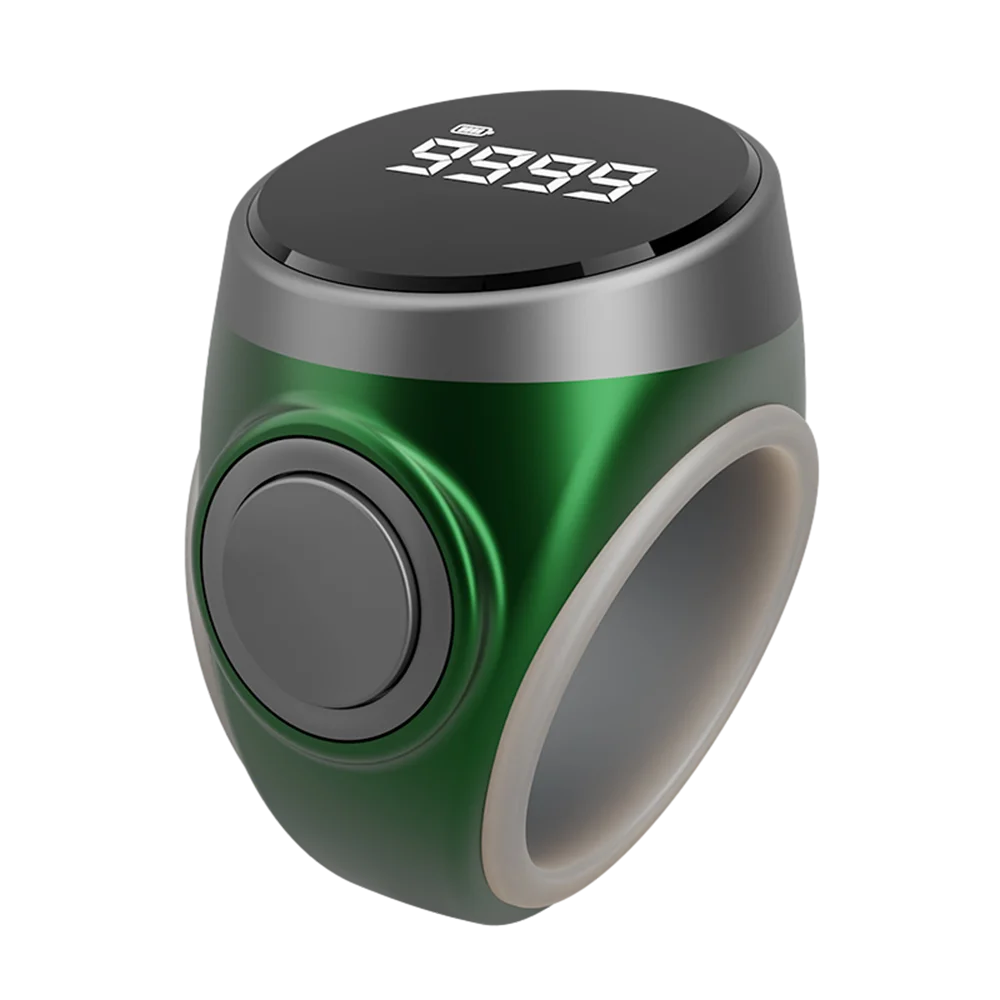 OLED Digitaler Smart Zikr Ring Zähler Bluetooth App Tasbih Zählgerät für Muslimische Gebetszeiten Typ-C Ladeanschluss – Detail 12