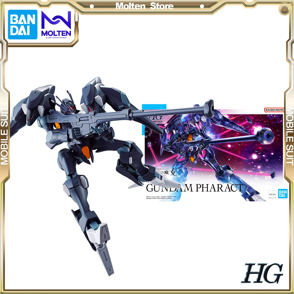 

BANDAI Original HG 1/144 Gundam PHARACT The Witch From Mercury Mobile Suit Gundam Model Kit Gunpla Anime Action Figure