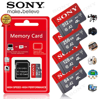 Sony Extreme Micro SD XC Memory Card 1TB 512GB UHS-I Cards USB 3.0 4K 256GB 128GB 64GB Flash Micro SD Card for Camera GoPro DJI