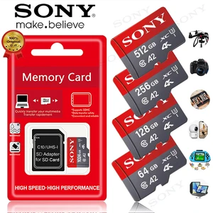 Sony Extreme Micro SD XC 메모리 카드 1TB 512GB UHS-I 카드 USB 3.0 4K 256GB 128GB 64GB 카메라 GoPro DJI 용 Micro SD 카드 8 최고의 판매 SD 1 TB- №4