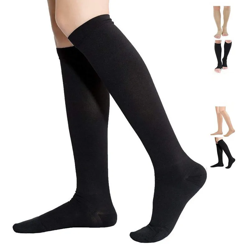 

Compression Stockings Medical Grade 23-32mmHg Leg Calf Compression Socks Varicose Veins Edema Shin Splints Nursing Support