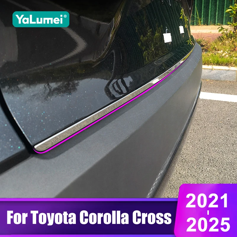 Für Toyota Corolla Cross XG10 2021 2022 2023 2024 2025 Hybrid Auto Heckklappen-Zierleiste Abdeckung Zubehör