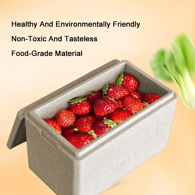 

Food-Grade Insulation Box Biodegradable Foam Box EPP Food Storage Boxes Fresh-Keeping Takeaway Ice Cream Insulated Box