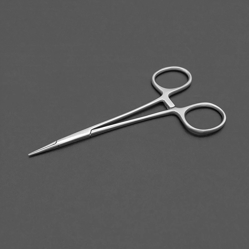 Aço inoxidável Micro-Fine Needle Holder, Suture Needle, Double Eyelid Instrument, tamanho pequeno