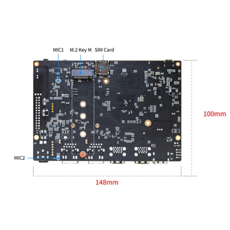 Per la scheda di sviluppo Bananapi BPI-F3 Spacemit K1 8core RISC-V Chip 4G LPDDR4 16G EMMC 2.4G/5G Wifi BT 4.2 scheda madre