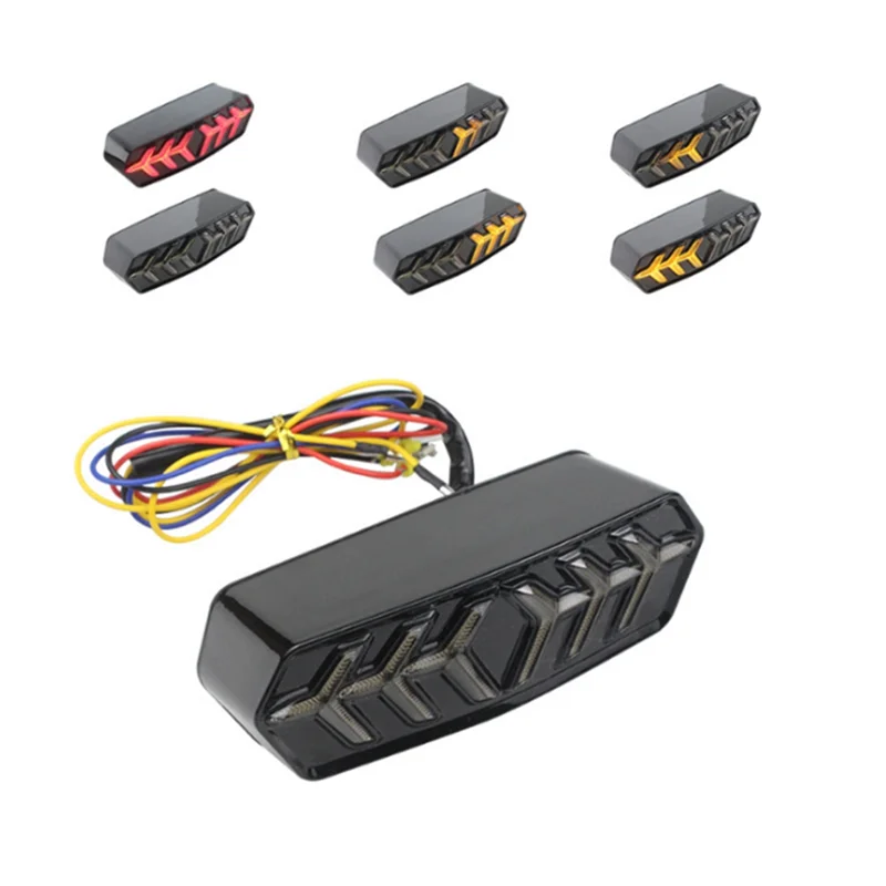 

Durable Motorcycle For Honda GROM MSX125 CBR650F Compatible LED Brake Light Turn Signal Taillight Light