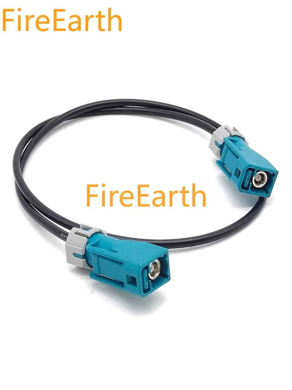 Waterproof Fakra Cable Assembly Z Code Female to Female Jack Water Blue LVDS Radio Universal Extension Cable (1 Meter)