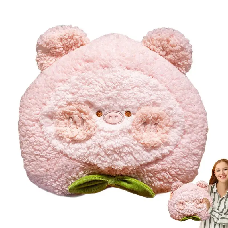 

Stuffed Animal Handwarmer Stuffed Plush Hog Adorable Animal Hand Warmer Animal Doll Plush Muffs Winter Hugging Cushion Arm