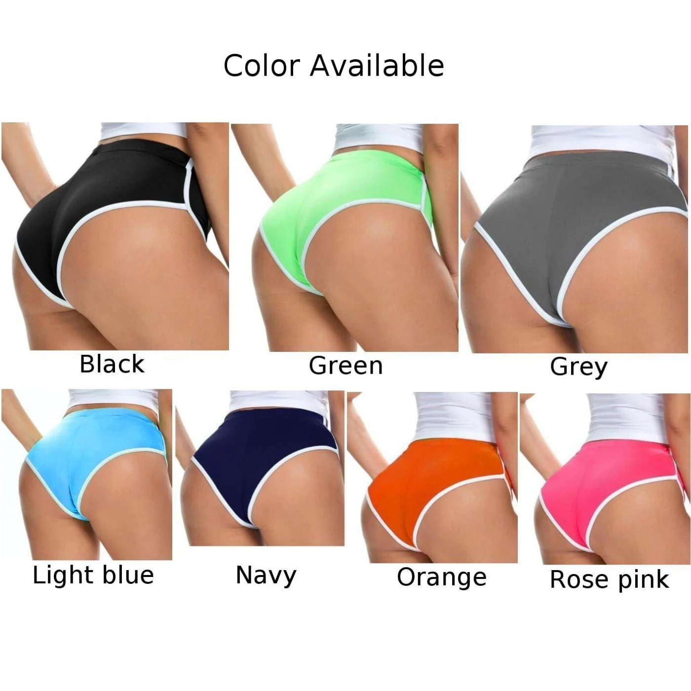 Womens Lingerie Sports Yoga Shorts Elastic Fitness Running Workout Gym Hot Pants Plus Breathable Quick Dry Underwear