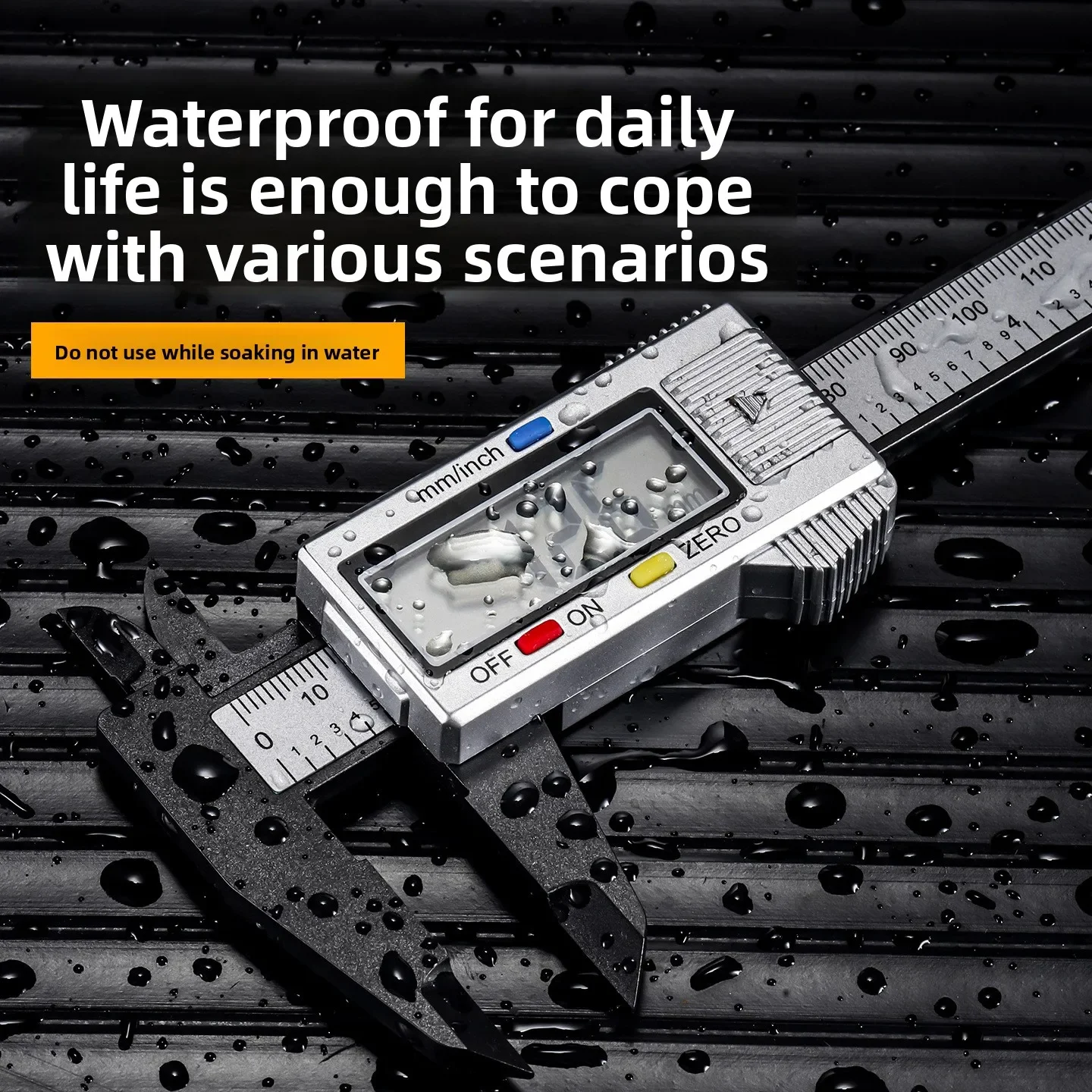 

High-Precision Industrial-Grade Digital Vernier Caliper - 0-150mm Special Plastic Measuring Tool