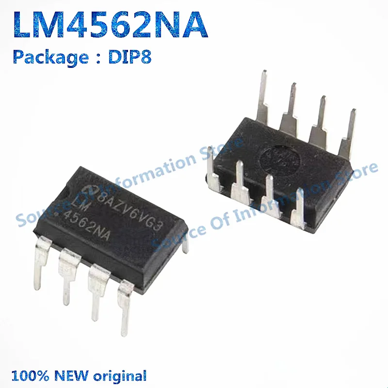 

LM4562NA Audio Power Amplifier Package, DIP8, LM4562NA, NOPB, 100% New