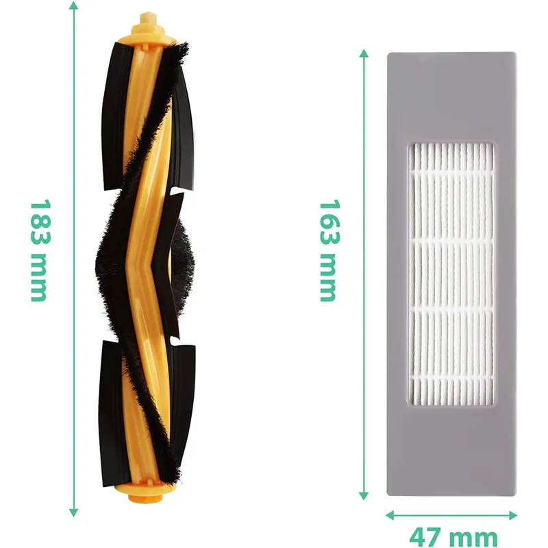 قطع غيار لـ Ecovacs Deebot OZMO T9 T8 T8 Max T8 AIVI T5 & N8 N5 Series جهاز آلي لتنظيف الأتربة الملحقات