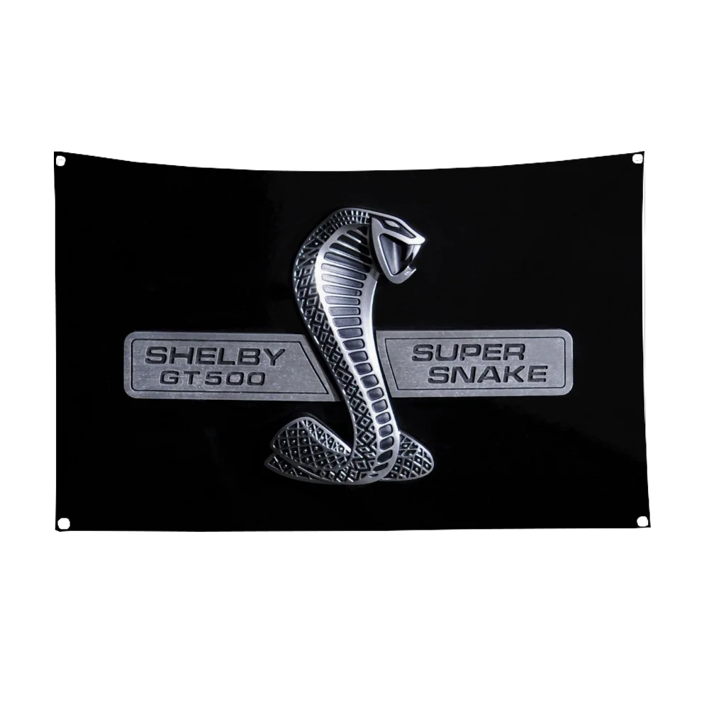 Workshop Flags and Banners Mustang Shelby Custom Flag to Hang Penetration Funny Flags for Rooms Home & Garden Outdoor Decor Wall