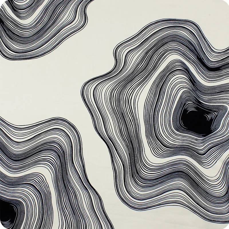 

Quality 3y Designer fabric Abstract Curves Geometric Plain Satin Print Chiffon Fabric For Shirt Dress Sewing Tissue 0.5m/1y