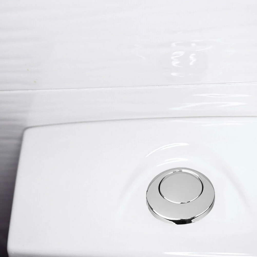 Botones de descarga individuales para inodoro, varillas de válvula redondas para tanque de agua, botones de empuje, ahorro de agua para cisterna, accesorios de baño