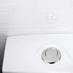 Botón de descarga único para inodoro, varillas de válvula redonda para tanque de agua, ahorro de agua para cisterna, accesorios de baño