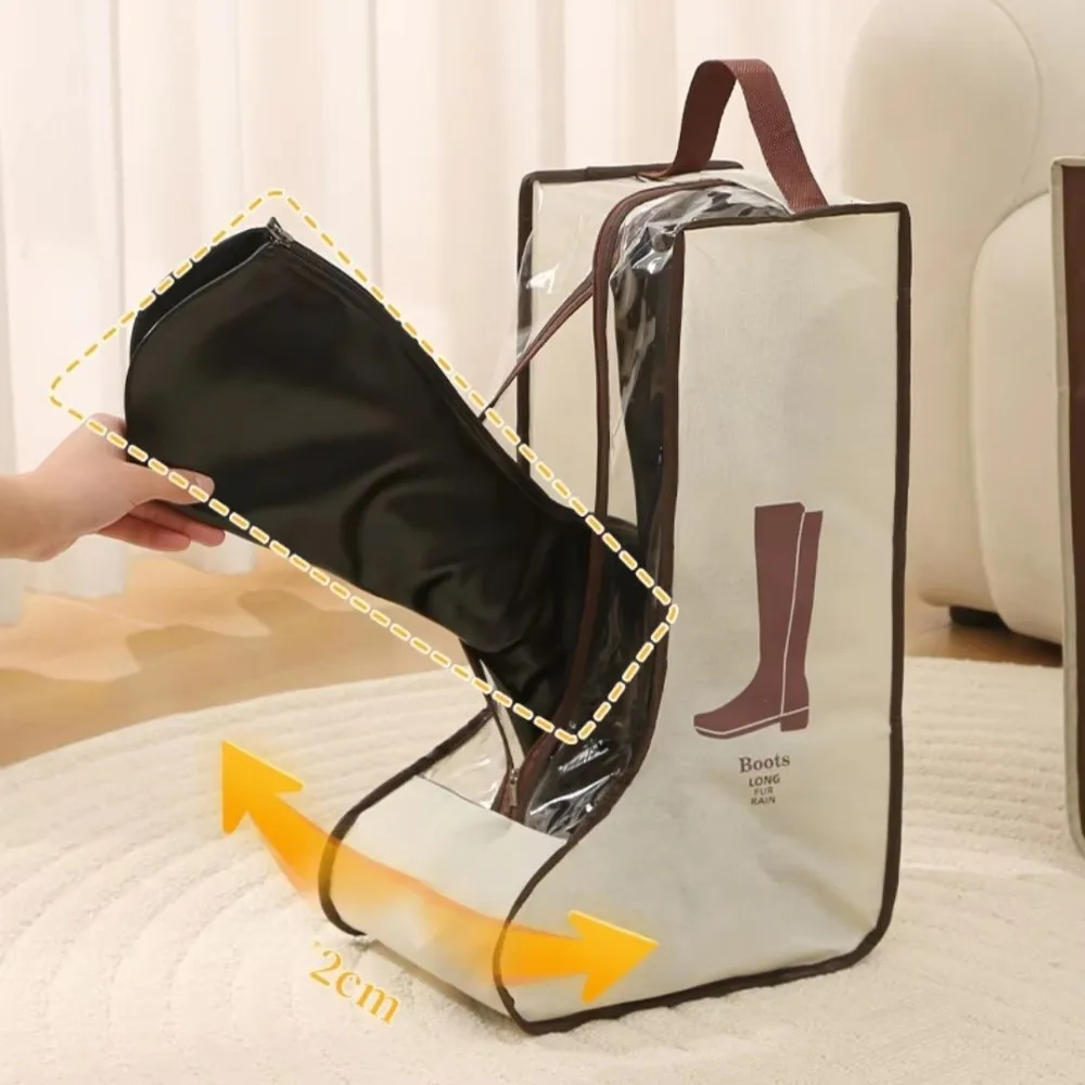 High Quality Waterproof Boots Storage Bag Moistureproof Foldable Tall Boots Storage Travel Storage Protector Bag Shoes Organizer view 5