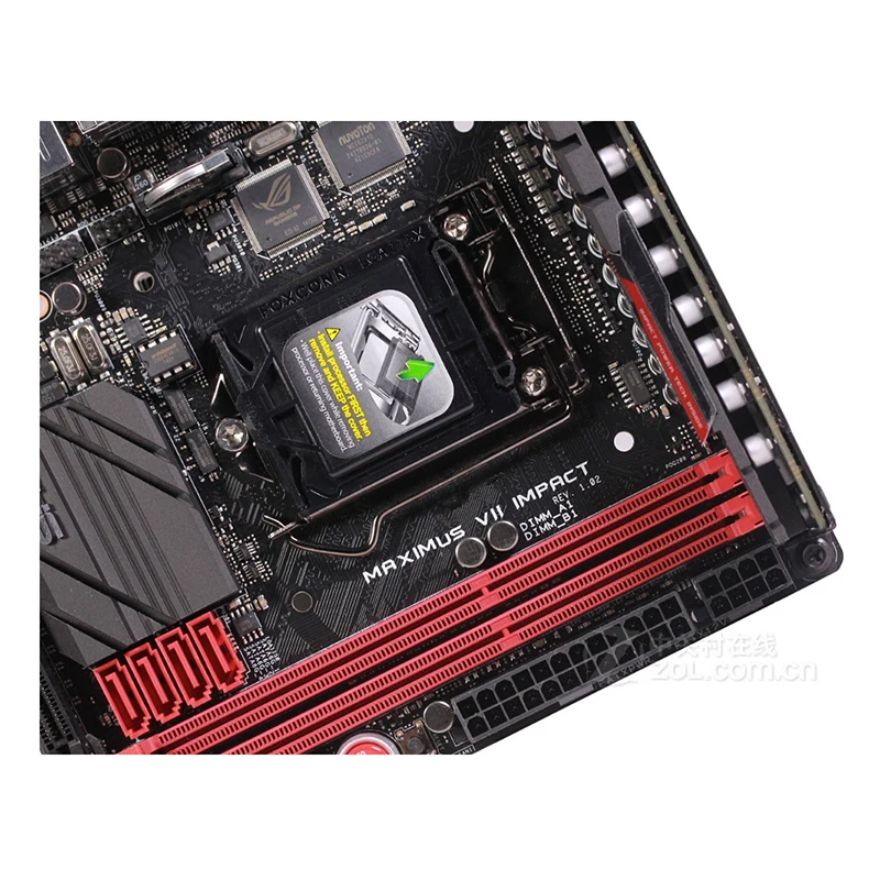 Für maximus vii impact motherboards lga 3,0 ddr3 16gb mini itx intel z97 übertakten desktop mainboard sata iii usb3.0