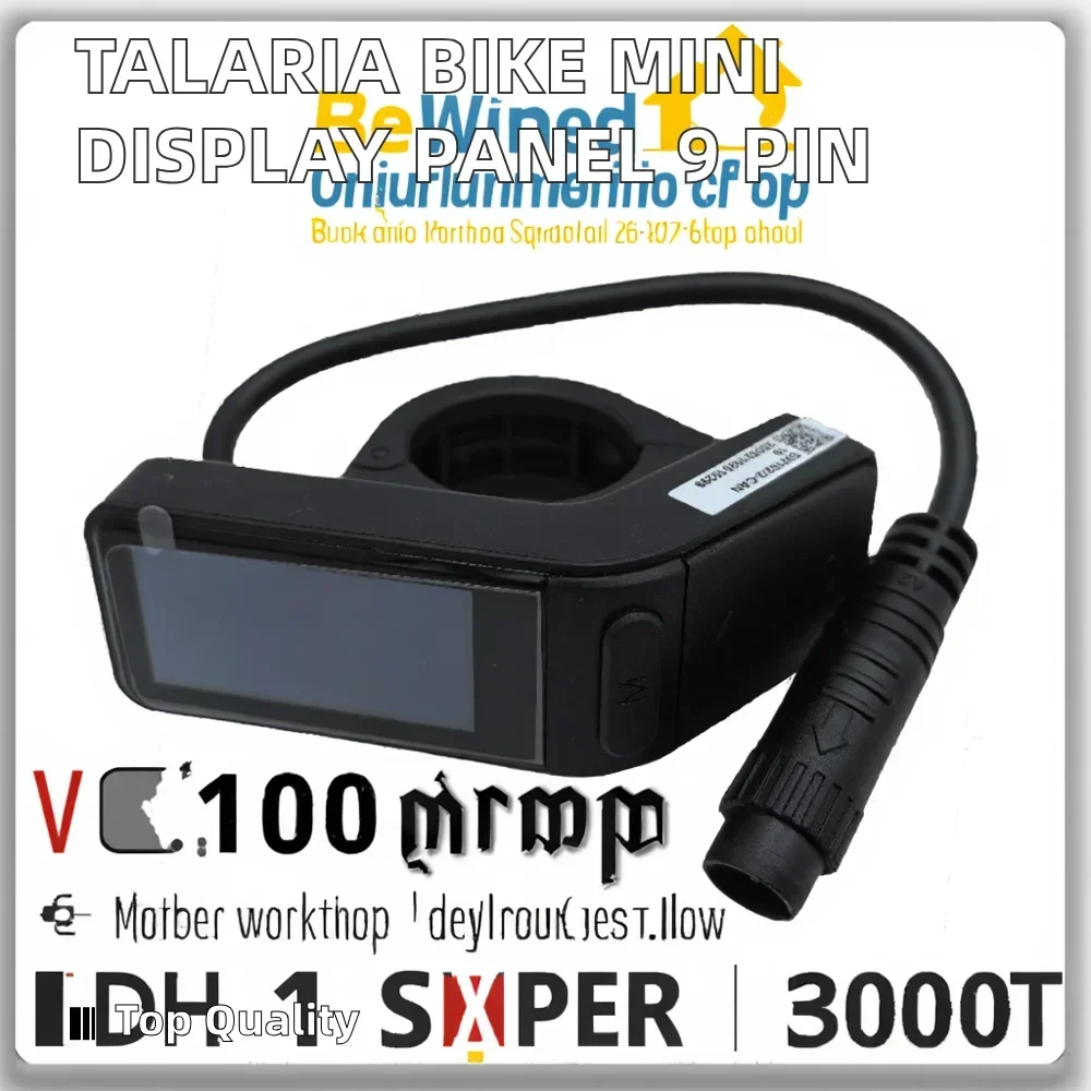 In stockTALARIA 5.0/6.0/8.0 Mini Electric Cross-Country Bike Dashboard High Quality 9 Pin Throttle Small Instrument Panel Displa