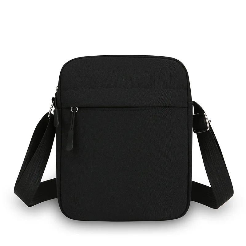 Men's Thin and Light Shoulder Bag Trendy Unisex Oxford Cloth Small Crossbody Bag Casual Minimalist Style Mobile Phone Sling Bag