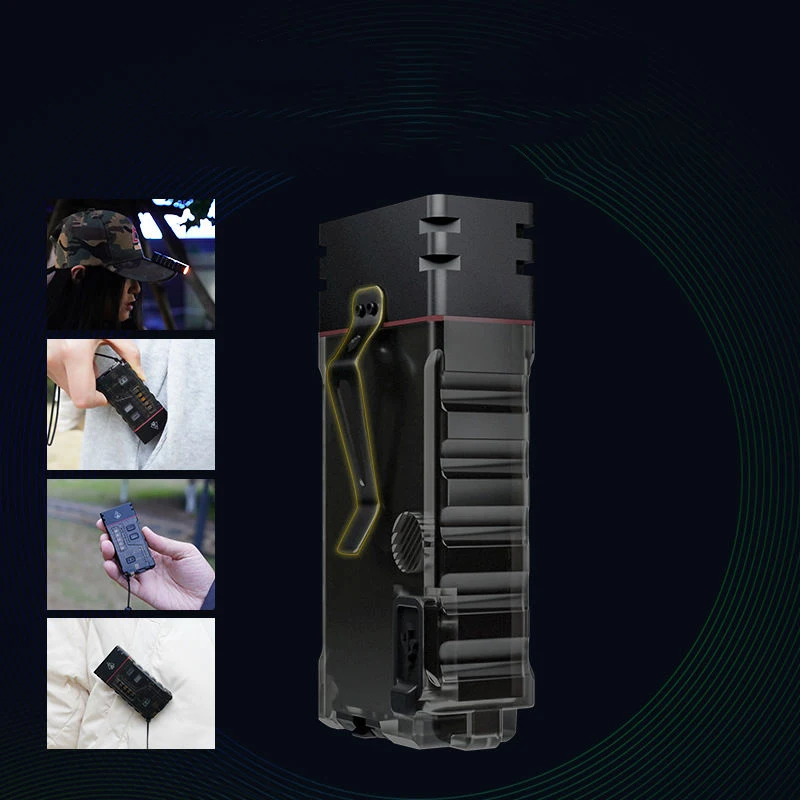 Outdoor Charging Multi Functional Mini Keychain LED Flashlight Arc Lighte r Beeming Portable Tool