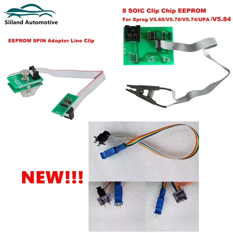 

Newest 8-PIN FEM-BDC 95128/95256 Chip Anti-theft Data Reading Adapter for BMW Work with VVDI Prog/Orange5/CG Pro 9S12