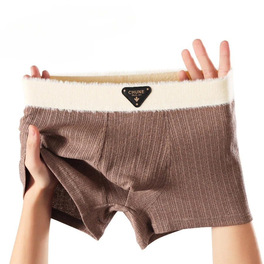 

Однотонные хлопковые мужские трусы-боксеры со средней посадкой, больших размеров, дышащие