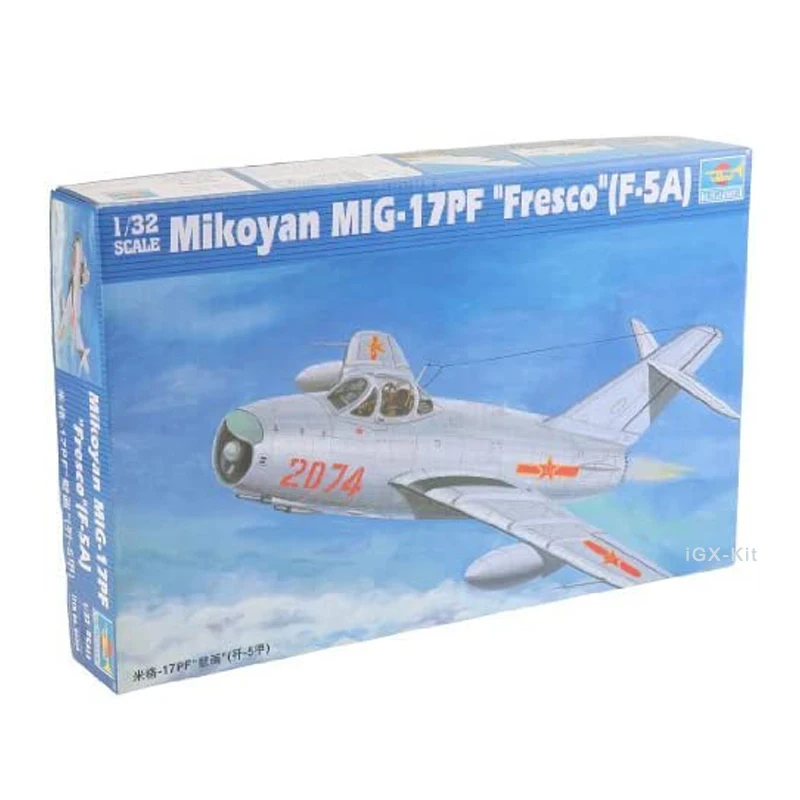 

Trumpeter 02206 1/32 Mikoyan MIG-17PF Fresco F-5A Fighter Plane Aircraft Military Assembly Plastic Handcraft Model Building Kit