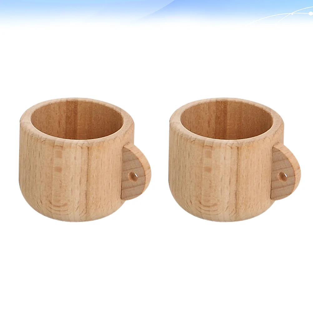 Set da gioco per stoviglie di simulazione da 2 pezzi, materiale in legno massello, senza vernice, sicuro per lo sviluppo del cervello dei bambini, cucina creativa per la scuola materna della casa