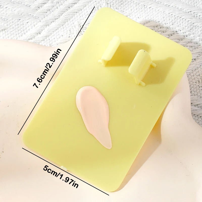 Bunte Palette Tablett Mischen Ring Make-Up Toner Spatel Flüssigkeit Mischen Foundation Creme Mischen Kosmetik Make-Up-Tool Für Reisen