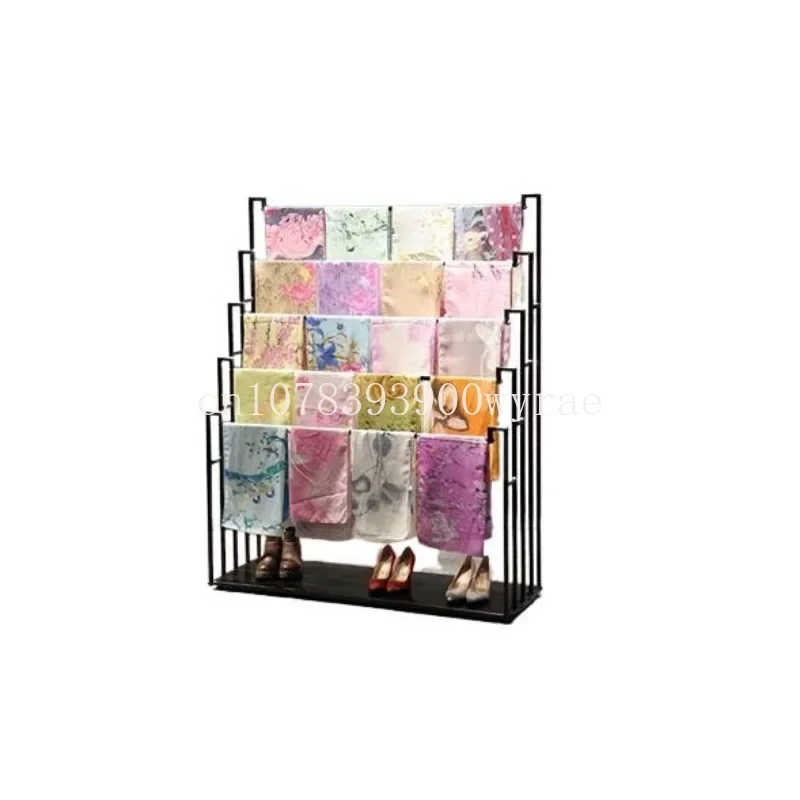 

Tieyi scarf rack fabric display /pants/clothing store silk scarf display rack