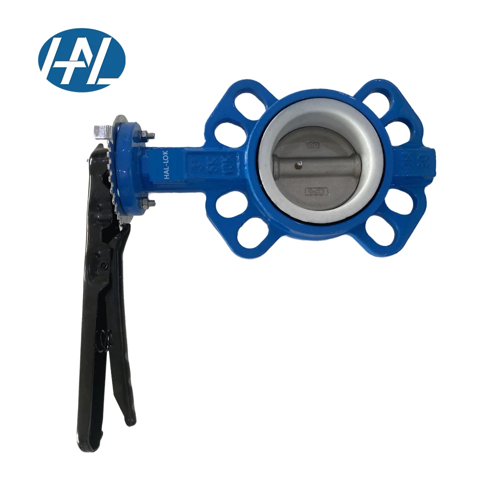 

Shanghai Spot Supply Universal Standard Ductile Iron Body Rubber Seat Wafer Butterfly Valve for Water Oil Gas-Stainless Steel