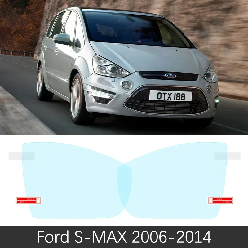 

Полное покрытие противотуманной пленки для Ford S-Max MK1 2006 ~ 2014 Smax S max, противотуманные пленки для зеркала заднего вида, аксессуары для автомобильных наклеек