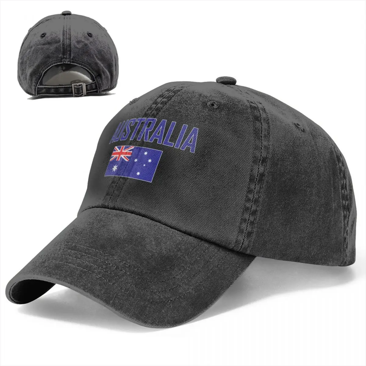 Flag of Australia Baseball Caps Unisex Soft Casquette Cap Fashion Denim Hat Vintage Adjustable Dad Hat