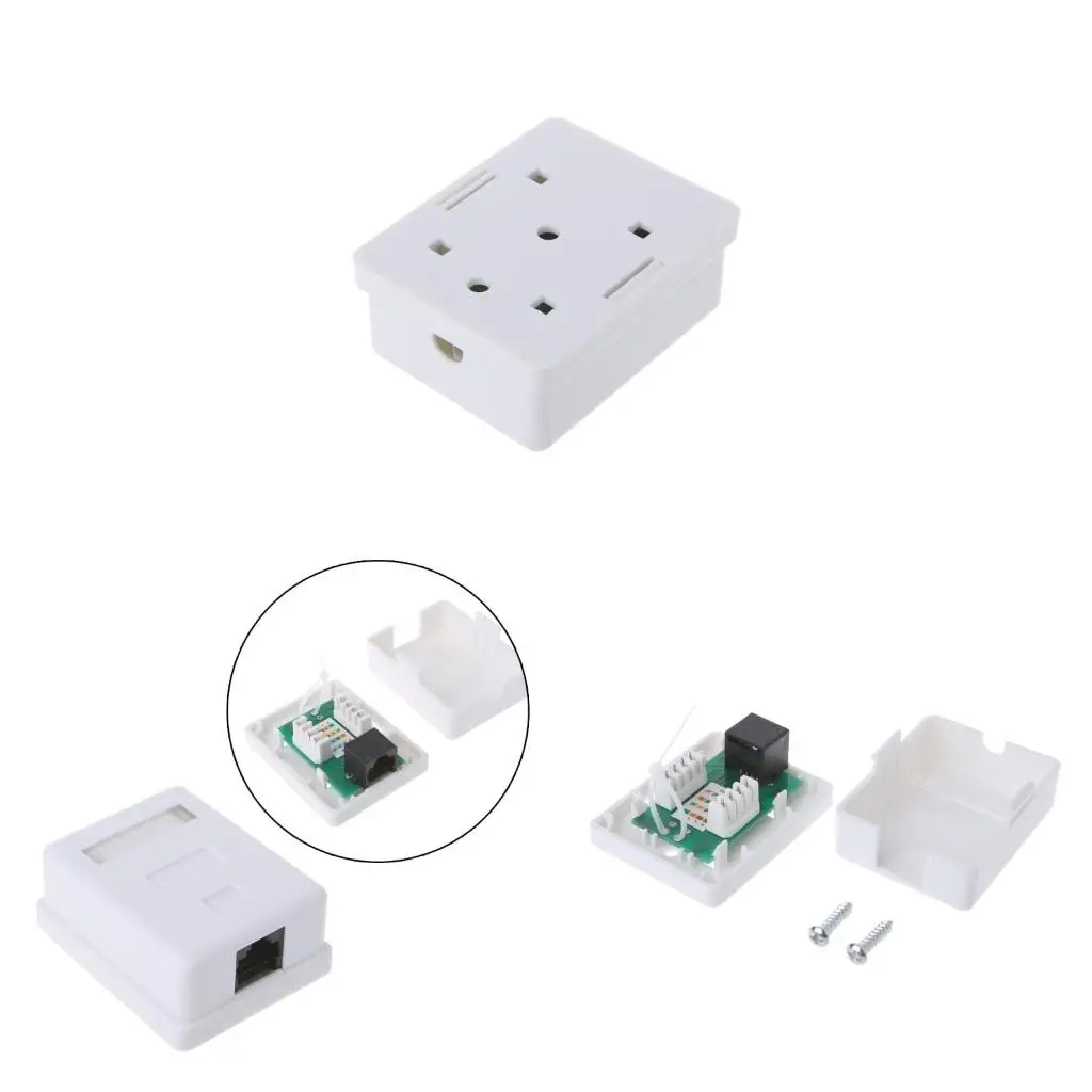  CAT6 RJ45 Keystone Coupler Ethernet Coupler RJ45 Connector CAT6 Female to Female