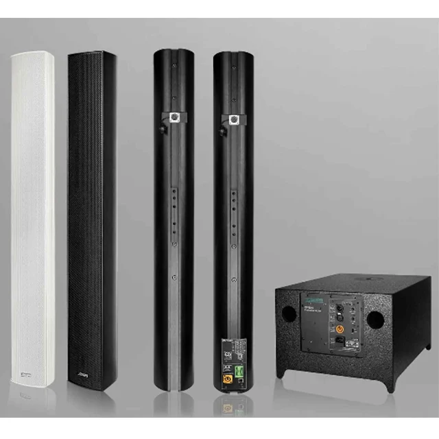 115dB Digitally Slim Self Powered Array Column Loudspeaker for Airport Sound System