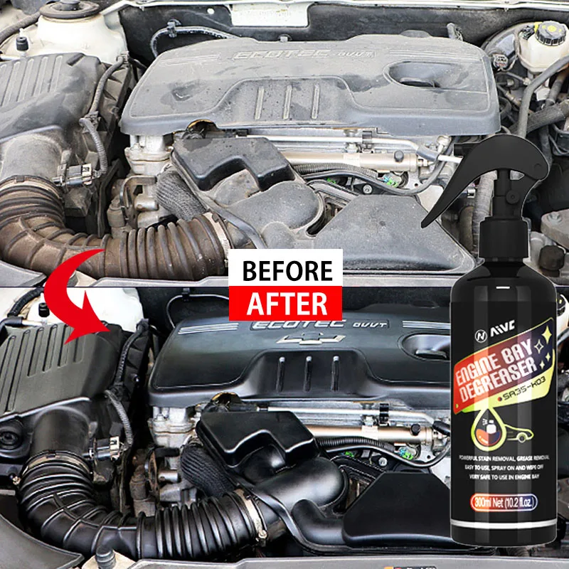 Car Engine Bay Cleaner Powerful Decontamination Cleaning Product For Engine Compartment Auto Detailer Car Cleaning Product