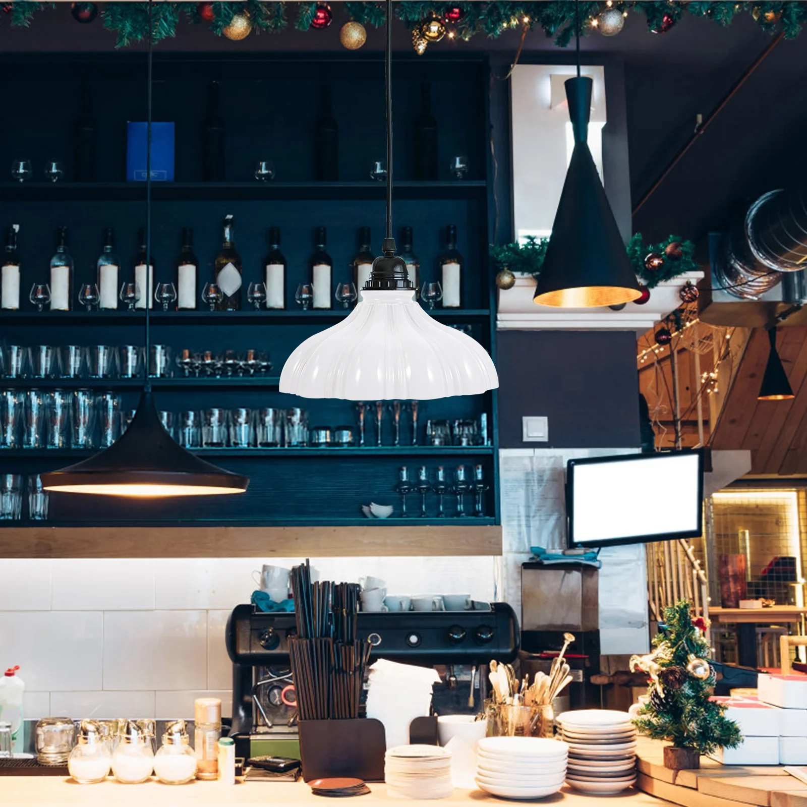 

Лепестки, стеклянный абажур, скошенная кованая текстура, замена для потолочного светильника, люстра, подвесная крышка лампы, декоративная