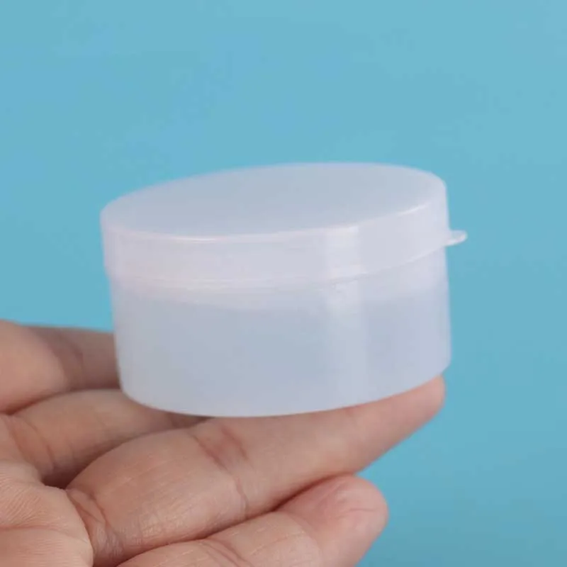 10 pçs 30g vazio recipiente de armazenamento de frasco cosmético redondo garrafas recarregáveis potes creme facial sombra gel pacote caixa