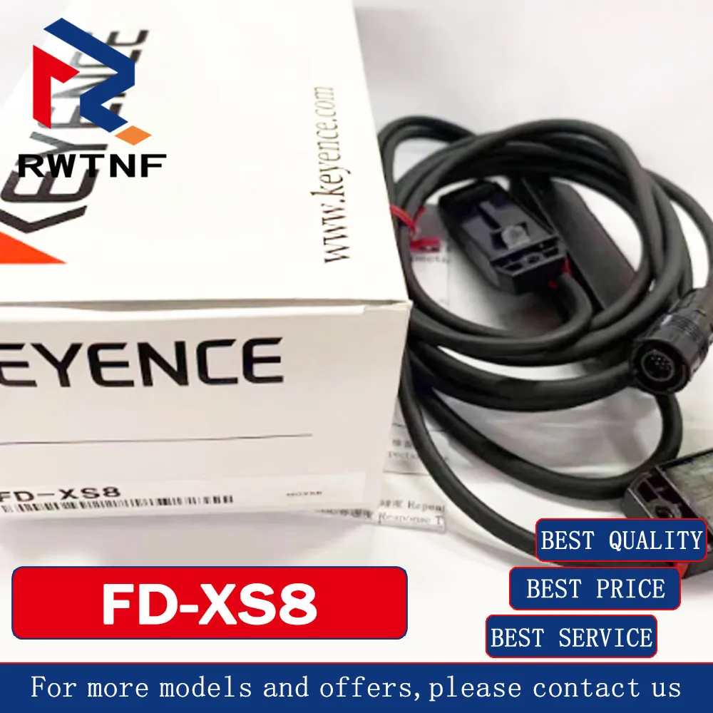 العلامة التجارية الجديدة الأصلية FD-XS8 KEYENCE مستشعر التدفق المشبك، مضخة زيت تشحيم المخزون البقع بسعة تصنيف 8 لتر / دقيقة.
