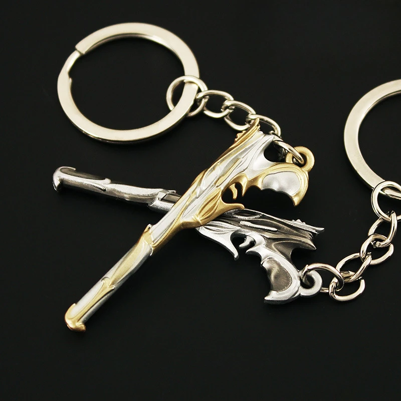 5cm Mini Valorant Weapon Keychain Model Sovereign Ghost Classics Skin Gun Game Peripheral Metal Weapon Decorate Crafts Gift Toys