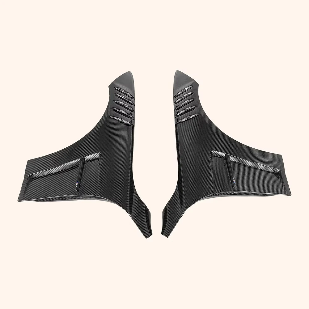 For  M3 F80 4D Sedan Saloon 2014-18 KZ Style Vented Dry Carbon Front Fender