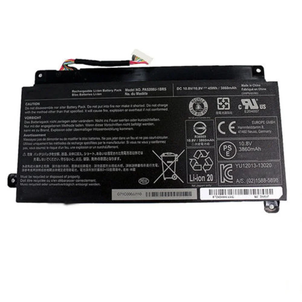 PA5208U-1BRS 10.8V 45Wh Original Laptop Battery for Toshiba Chromebook 2 CB30 CB35-B Satellite E45w L55W P55w