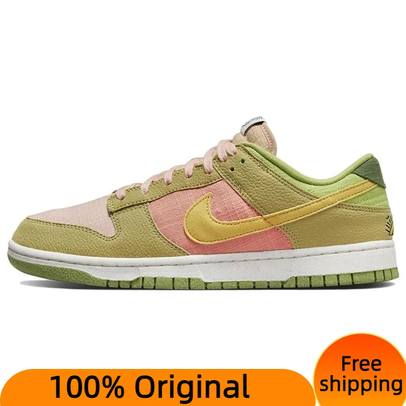 Nike Dunk Low 'Sun Club - Arctic Orange Sanded Gold' Sneakers shoes With Original Box