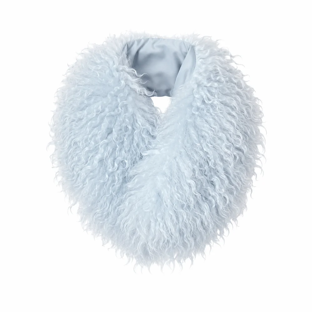 Fashionable Wool Scarf Thickened Warm Fur Collar Scarf Windproof Imitation Wool Scarf Winter