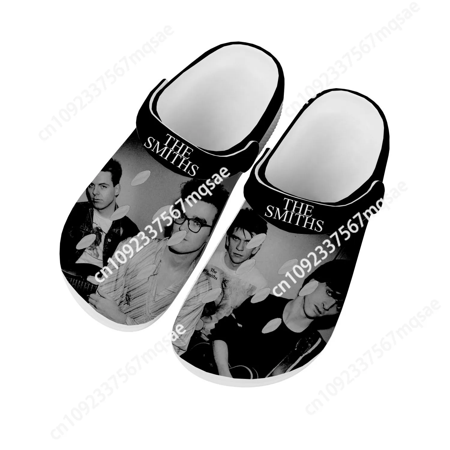 

The Smiths Rock Band Home Clogs Custom Water Shoes Mens Womens Teenager Shoe Garden Clog Breathable Beach Hole Slippers White