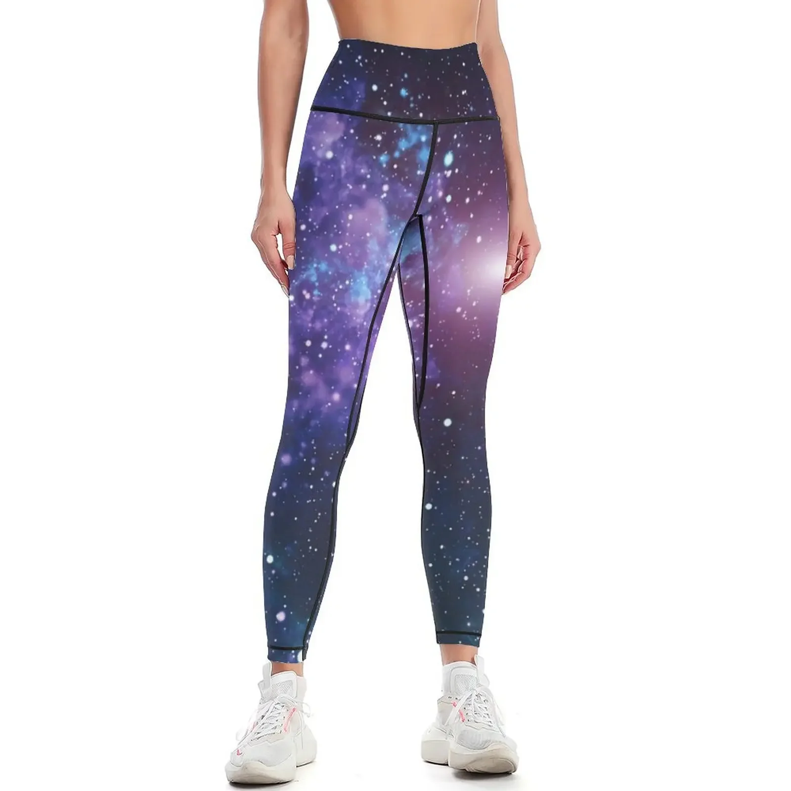 

Galaxy space stars milky way Leggings Golf wear workout shorts leggins push up woman Women sportwear Womens Leggings