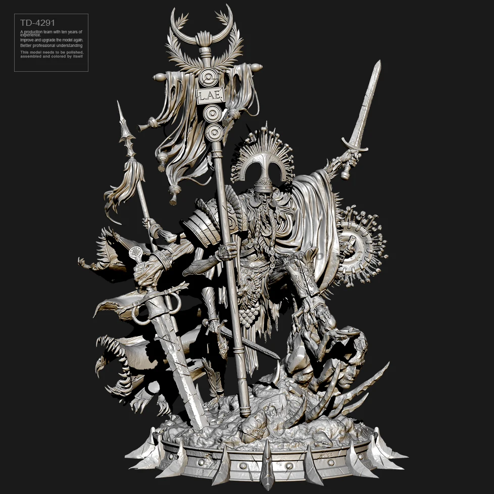 60mm 80mm Resin model kits figure colorless and self-assembled TD-4291