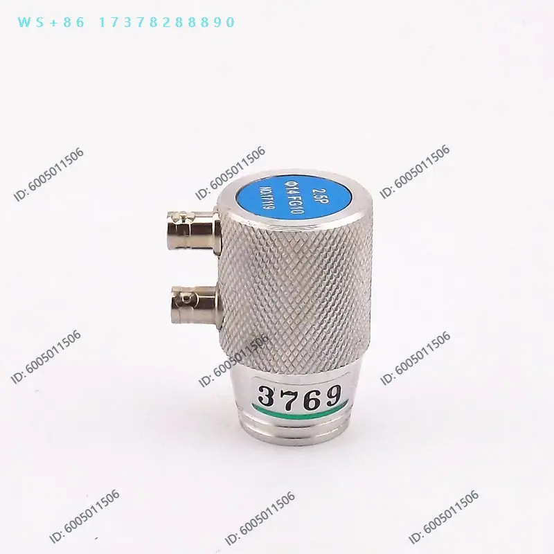 Straight probe 2.5P14F10 split type combined ultrasonic flaw detector focusing probe 5MHz