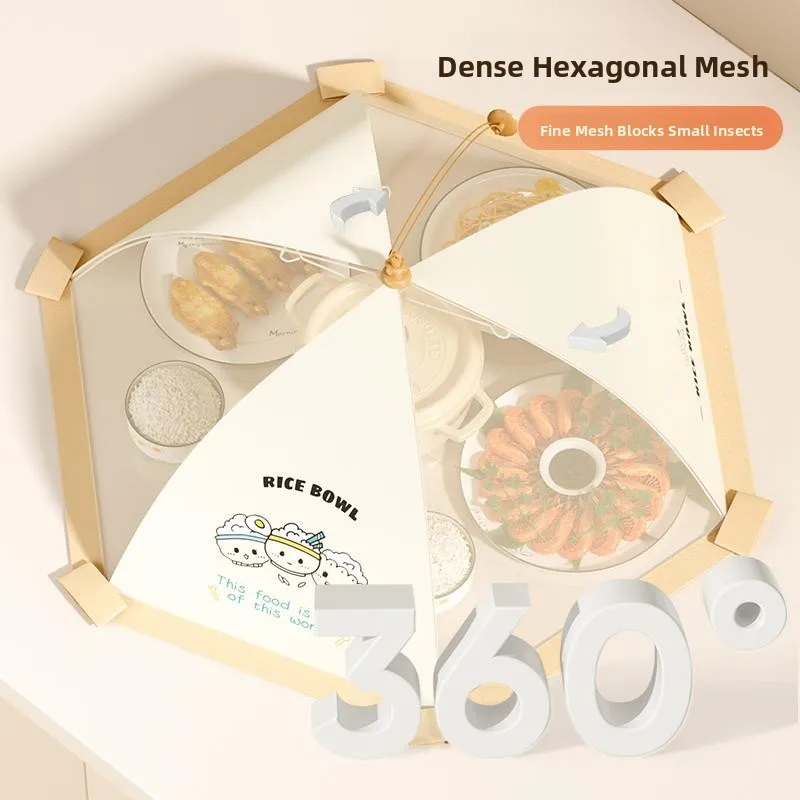 New 2024 Home Use Stackable Food Waste Dustproof Mosquito Proof Table Cover Kitchen Storage Net Cover for Restaurant